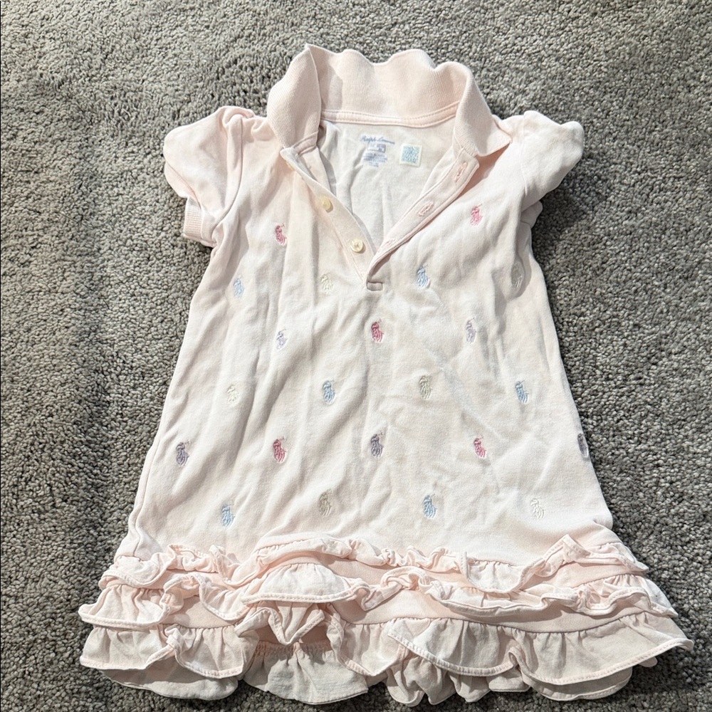 Polo by Ralph Lauren Pink Ruffle Nightgown